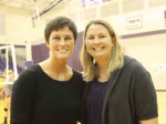 Head Coach Erin Onken and Assistant Coach Amie Goldschmeding.