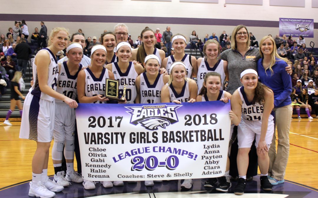 Schoolcraft Girls Basketball Undefeated in Regular Season