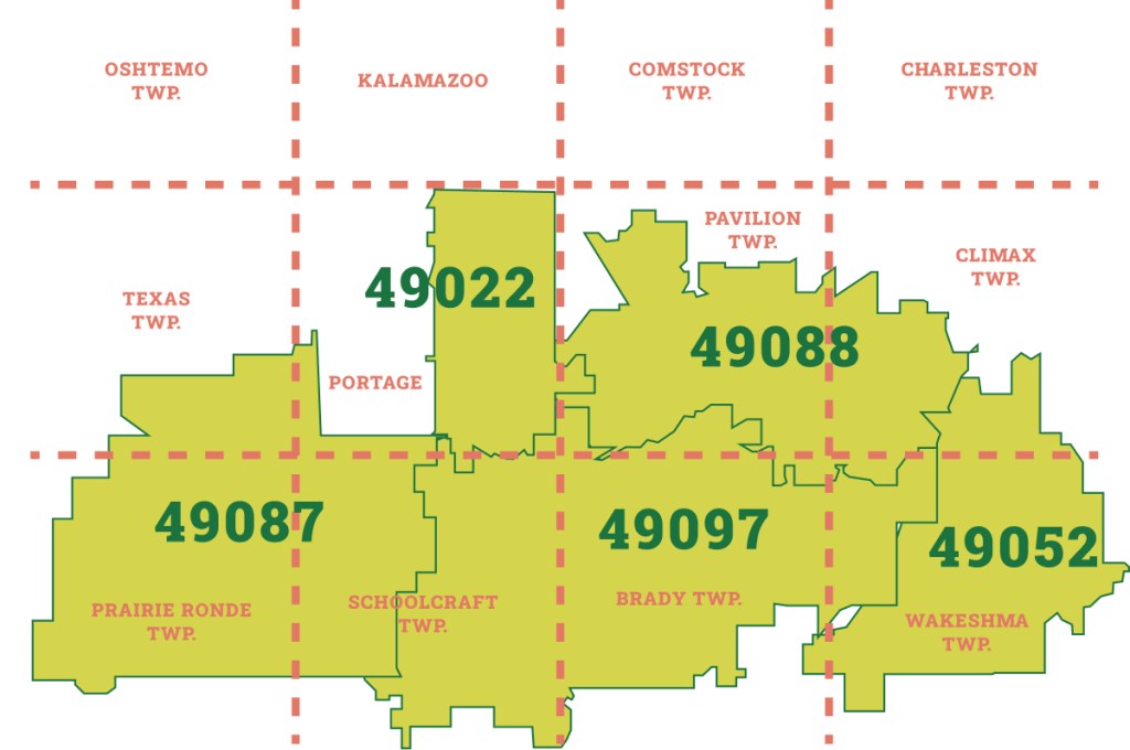 SCN Covers postal codes: 49022, 49052, 49087, 49088, and 49097