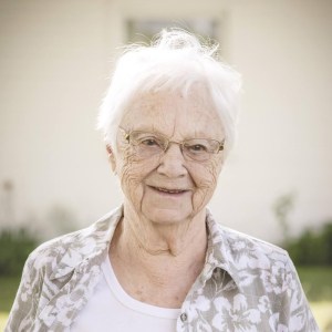 A 100 year old woman, Marion Hobaugh.