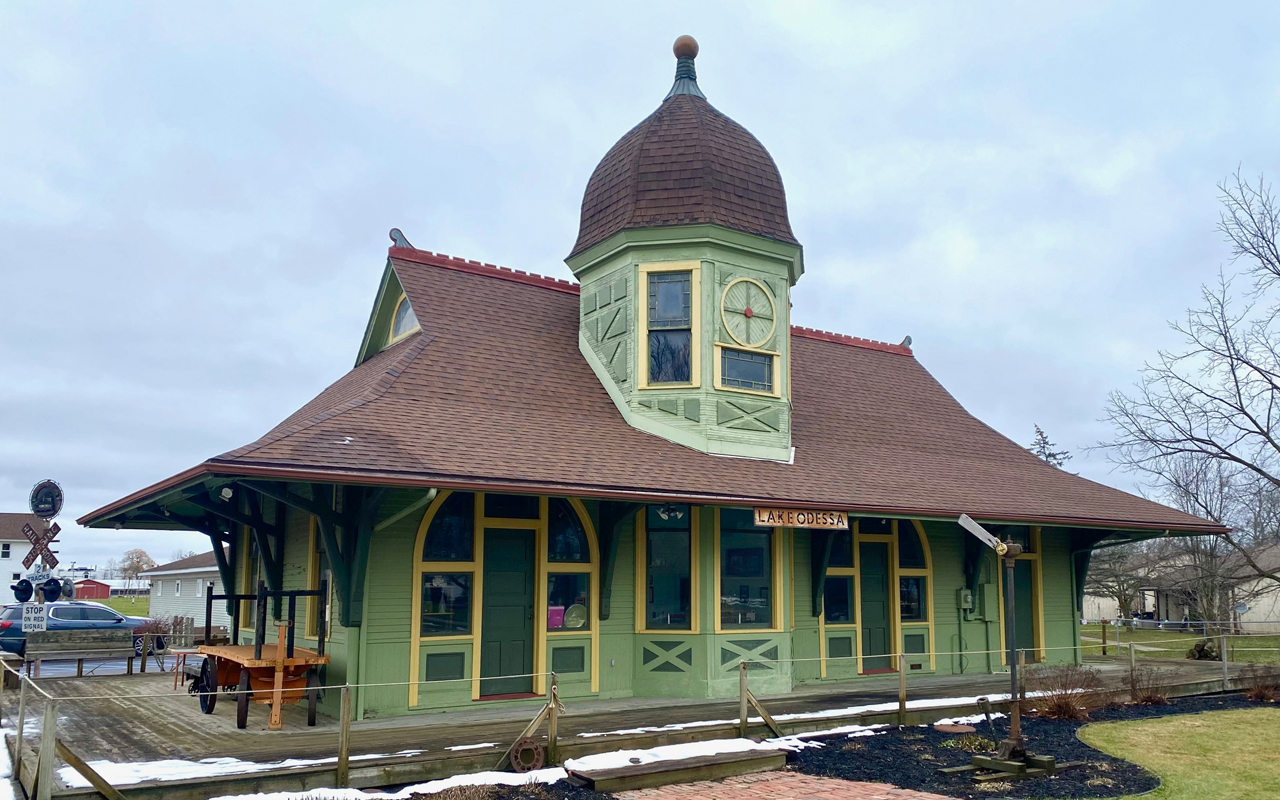An old building with a round dome structure at its top.