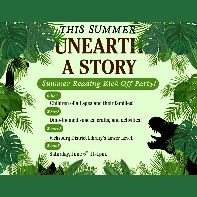 Summer Reading Program at Vicksburg District Library.