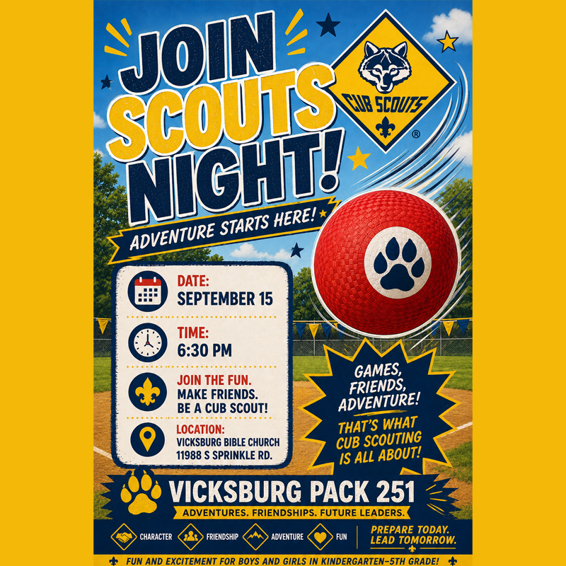 Join Scouts Night on September 15.